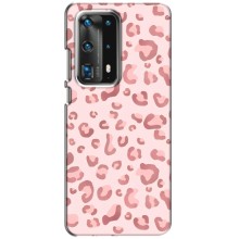 Чохол з розовим принтом для Huawei P40 (Рожевий леопард)