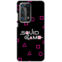 Чехол Гра в кальмара для Huawei P40 – Логотип игры кальмара