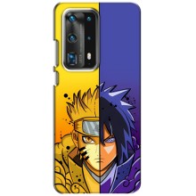 Купить Чехлы на телефон с принтом Anime для Хуавей П40 – Naruto Vs Sasuke