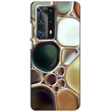 Мраморний чехол на Huawei P40 (VPrint) (Радужний Мрамор)