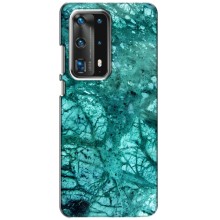 Мраморний чехол на Huawei P40 (VPrint) (Зелений мрамор)