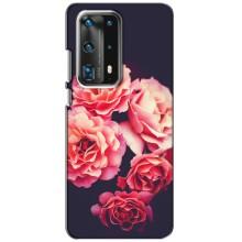 Чехлы с тематикой "ЦВЕТЫ" на Huawei P40 (Бутоны)