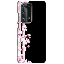 Чехлы с тематикой "ЦВЕТЫ" на Huawei P40 (Цветочки)