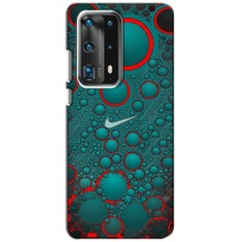 Силиконовый Чехол на Huawei P40 с картинкой Nike (Найк зеленый)