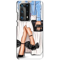 Силиконовый Чехол на Huawei P40 с картинкой Стильных Девушек – Мода