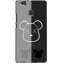 Чехлы для Huawei P9 Lite - Bearbrick Louis Vuitton (PREMIUMPrint) – БеарБрик глаза