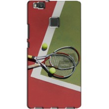 Чехлы с принтом Спортивная тематика для Huawei P9 Lite – Ракетки теннис