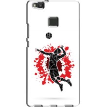 Чохли з прінтом Спортивна тематика для Huawei P9 Lite – Волейболіст