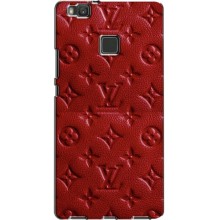 Текстурный Чехол Louis Vuitton для Хуавей П9 Лайт – Красный ЛВ