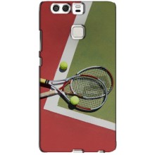 Чехлы с принтом Спортивная тематика для Huawei P9 – Ракетки теннис