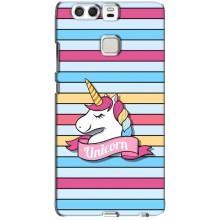 Чехол для Хуавей П9 - (Единорожки - Новинки) (AlphaPrint) – Unicorn