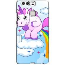 Чохол Unicorn на Huawei P9 (Веселка Єдиноріга)