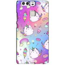 Чохол Unicorn на Huawei P9 (Веселка і Єдинорог)