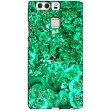 Мраморный чехол на Huawei P9 (VPrint) – Салатный Мрамор
