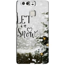 Новорічні, Святкові Чохли для Huawei P9 - 2024 год – Let it snow