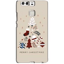 Різдвяні Чохли для Huawei P9 (VPrint) (Merry Christmas)