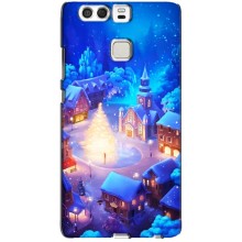 Різдвяні Чохли для Huawei P9 (VPrint) (Різдвяне місто)