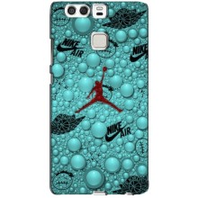 Силиконовый Чехол Nike Air Jordan на Хуавей П9 (Джордан Найк)