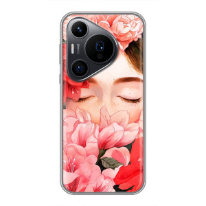 Чехлы (ART) Цветы на Huawei Pura 70 PRO (VPrint)