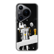 Чохли для Huawei Pura 70 PRO (Leo чемпіон) (AlphaPrint) (Мессі коронований)