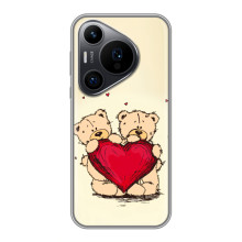 Чехлы для любимой на Хуавеї Пюра 70 ПРО (VPrint) (Медвежата)