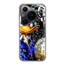 Чехли для Хуавеї Пюра 70 ПРО - Scrooge MagDag (PREMIUMPrint) (Біткойн Скрудж)