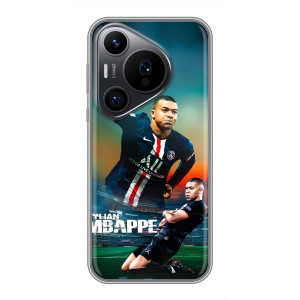 Чехол (TPU) с Футболистом на Huawei Pura 70 PRO – MBAPPE