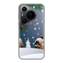 Чехлы на Новый Год Huawei Pura 70 PRO (Зима)