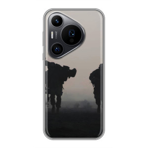 Чохли на військову тематику для Huawei Pura 70 PRO – Бій солдат