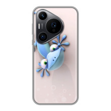 Чохли з зображенням різних тварин на Huawei Pura 70 PRO (Геккон)