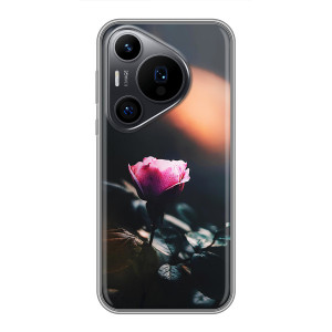 Чехлы с принтом Розочки для Huawei Pura 70 PRO – Цветок ночной