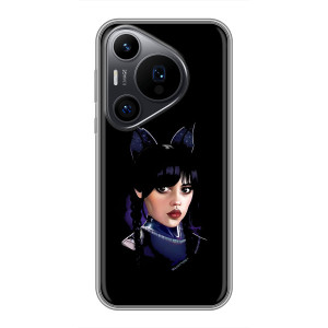 Чехлы с принтом Уэнсдей на Huawei Pura 70 PRO – Милая Уэнсдей
