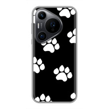 Чохли з собаками для Huawei Pura 70 PRO (VPrint) (Сліди собаки)