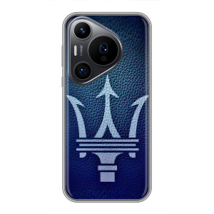 Чехлы с тематикой "Крутые машины" на Huawei Pura 70 PRO – Лого Maserati