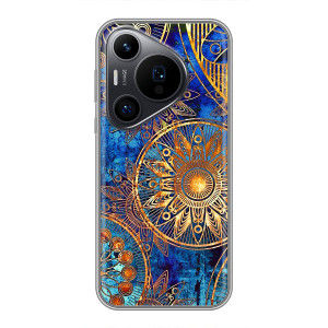 Чехлы со смыслом для Huawei Pura 70 PRO – Золотые узоры