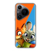 Чехлы ЗВЕРОПОЛИС для Huawei Pura 70 PRO (Ник и Хопс)