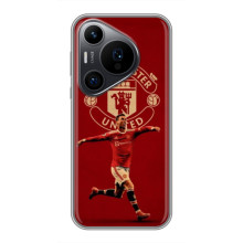 Чохол футболіст Роналду для Huawei Пура 70 ПРО – Роналду в МЮ