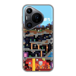 Чехол Майнкрафт на Huawei Pura 70 PRO (AlphaPrint) Minecraft