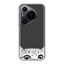 Чохол на Хуавеї Пюра 70 ПРО з Котиками (VPrint) (Виглядає котик)