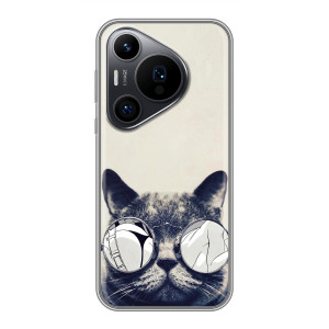 Чохол на тематику: Коти для Huawei Pura 70 PRO (Модний кіт)