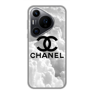 Чехол с Брендами одежды на Хuawei Пюра 70 ПРО – CHANEL