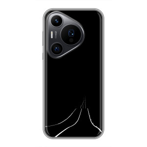Чехол с картинками на черном фоне для Huawei Pura 70 PRO – Дорога
