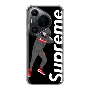 Чехол для Huawei Pura 70 PRO с картинкой Supreme (AlphaPrint)