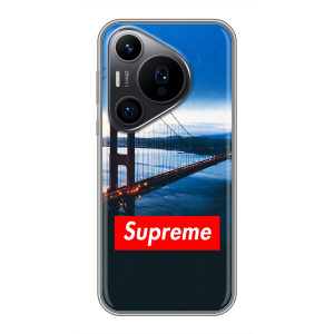 Чехол для Huawei Pura 70 PRO с картинкой Supreme (AlphaPrint)