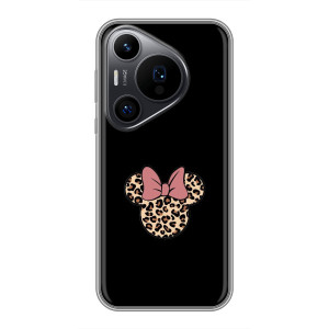 Чехол с леопардовым принтом на Huawei Pura 70 PRO – Леопардовая Минни
