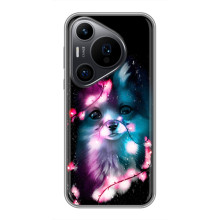 Чехол с Лисичкой для Huawei Pura 70 PRO – Черная Лиса