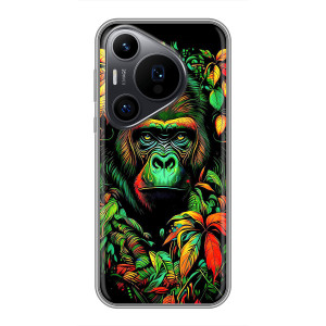 Чехол с Обезьянами Huawei Pura 70 PRO - (AlphaPrint)