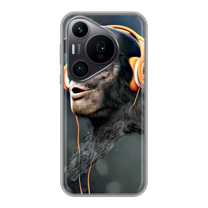 Чехол с Обезьянами Huawei Pura 70 PRO - (AlphaPrint)