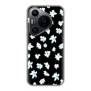 Чехол с ромашками на Huawei Pura 70 PRO – Маленькие ромашки