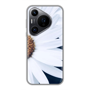 Чехол с ромашками на Huawei Pura 70 PRO – Пол ромашки